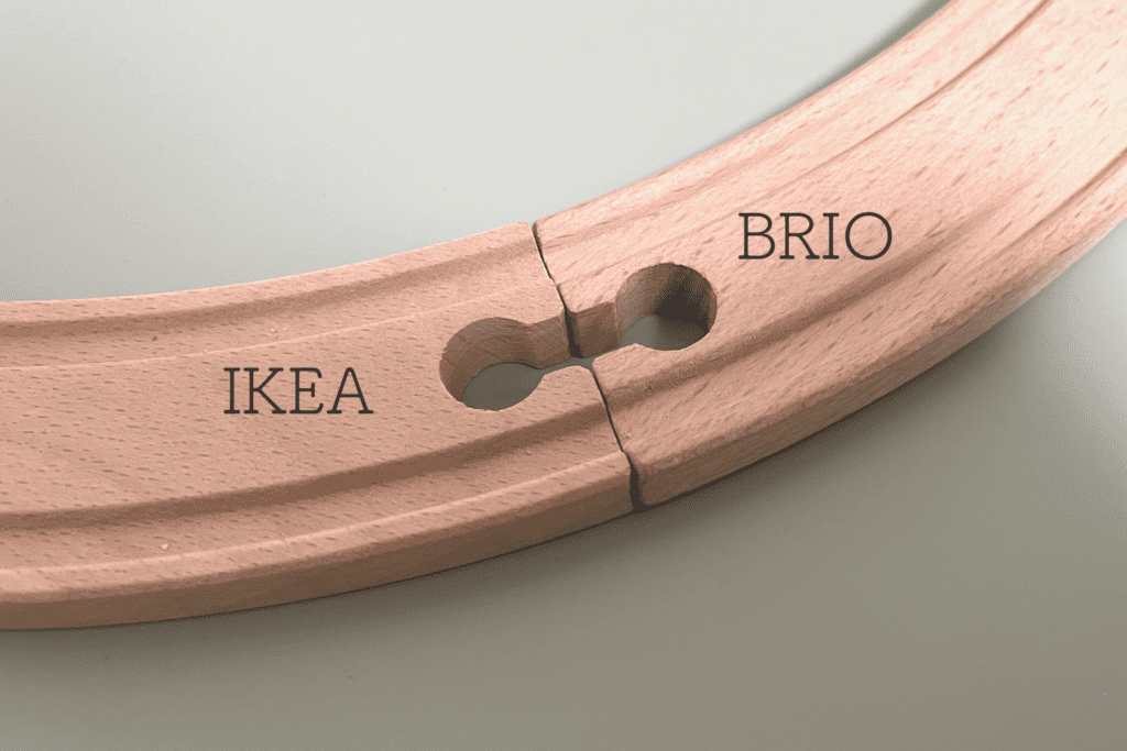 BRIOとIKEAリラブーの電車・レールの互換性はある？